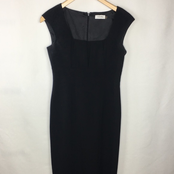 Calvin klein square neck dress Clearance
